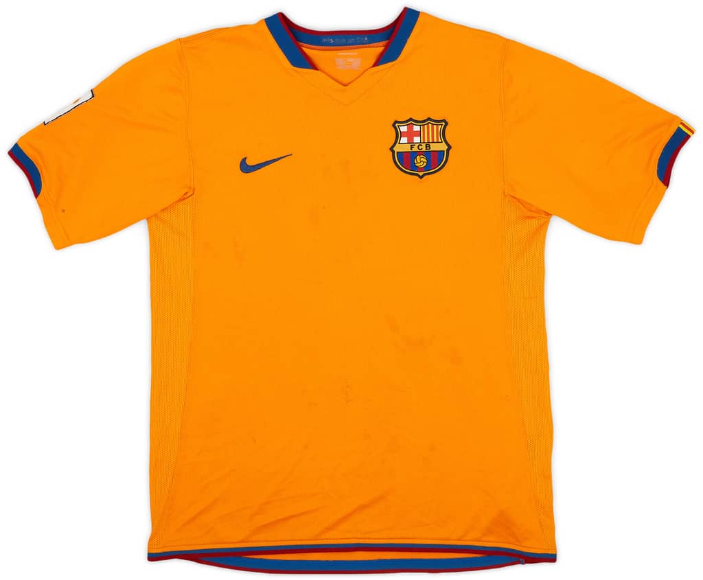 2006-08 Barcelona Away Shirt Messi #19 - 5/10 - (S)