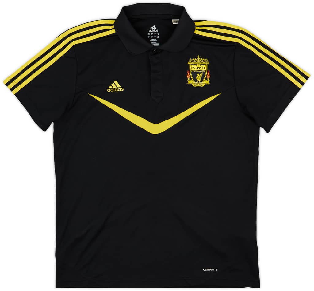 2010-11 Liverpool adidas Polo Shirt - 8/10 - (M/L)