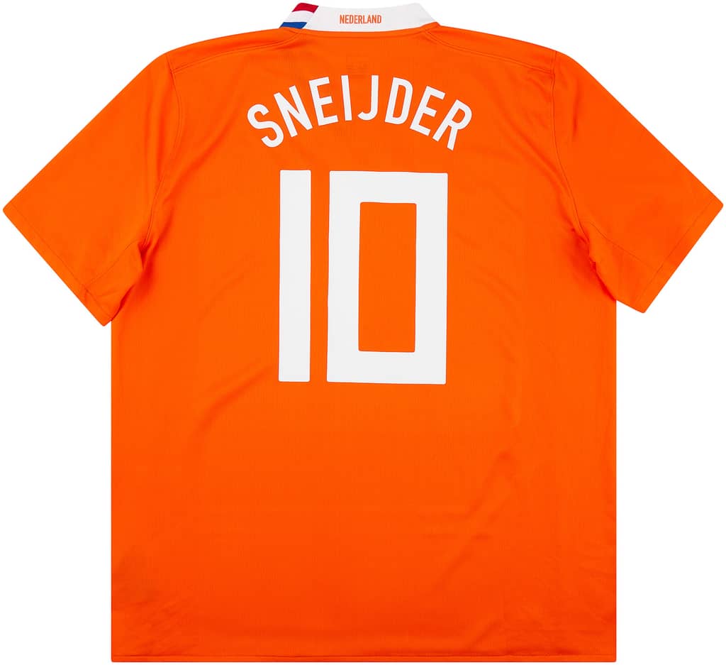 2008-10 Netherlands Home Shirt Sneijder #10