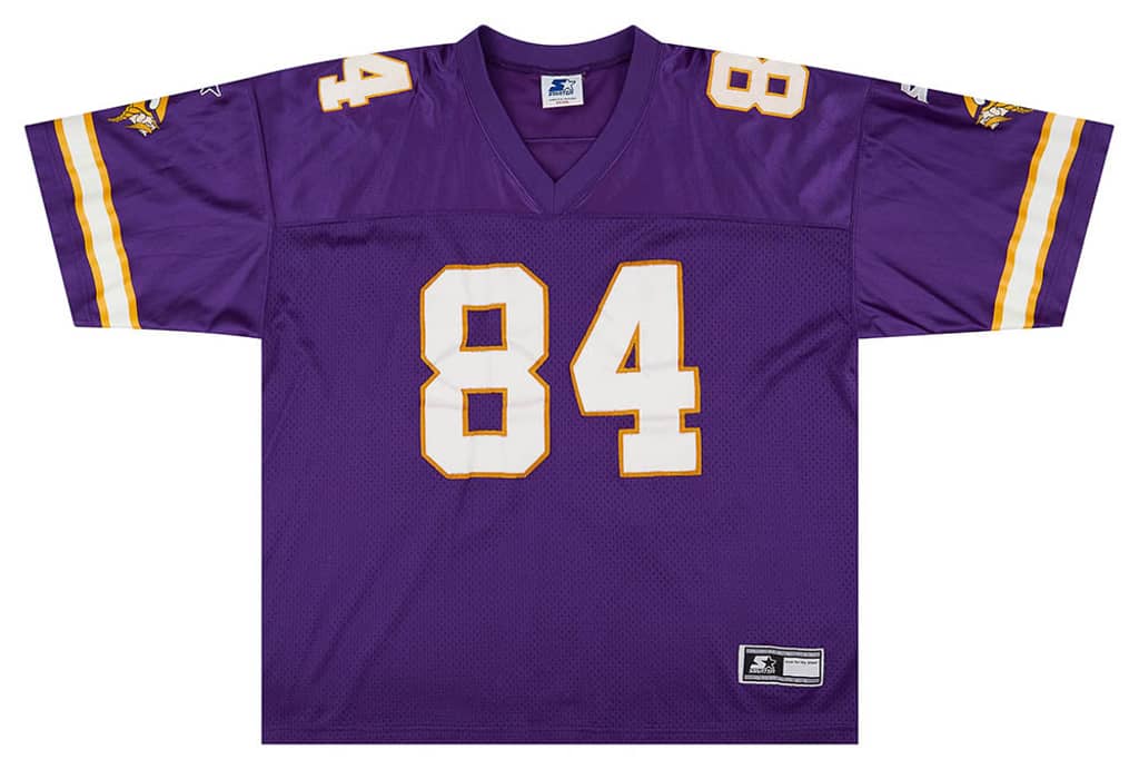 1998 Minnesota Vikings Moss #84 Authentic Starter Jersey (Home) XXL