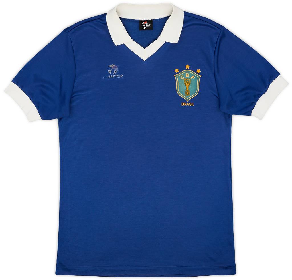 1986 Brazil Away Shirt - 6/10 - (L)