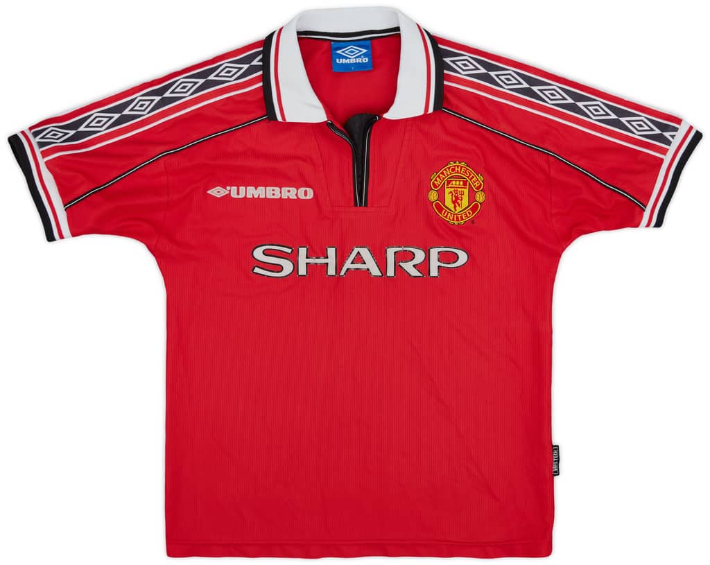 1998-00 Manchester United Home Shirt - 5/10 - (Y)