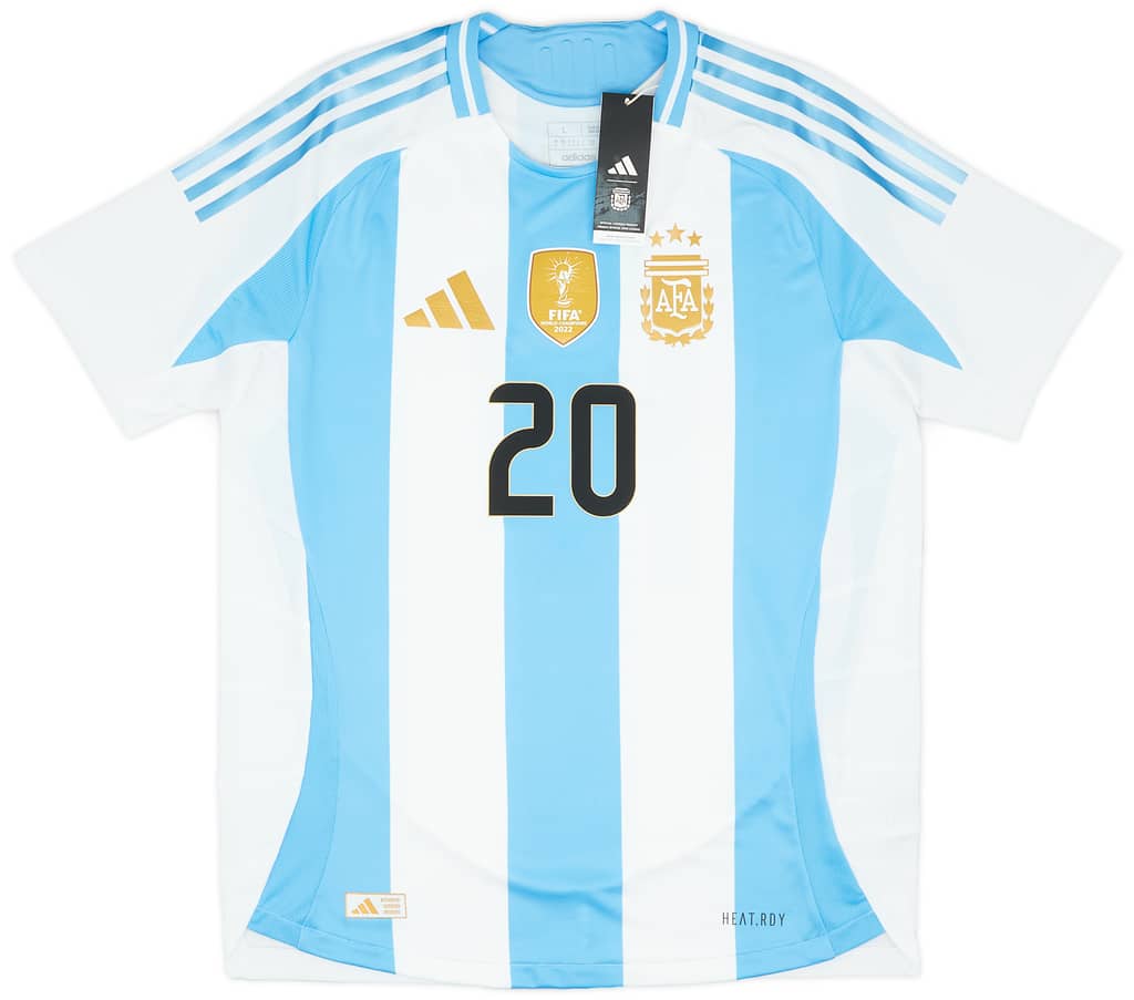 2024-25 Argentina Authentic Home Shirt Mac Allister #20