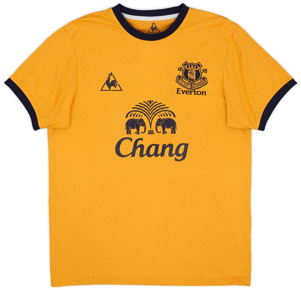2011-12 Everton Away Shirt Baines #3 - 9/10 - (M)
