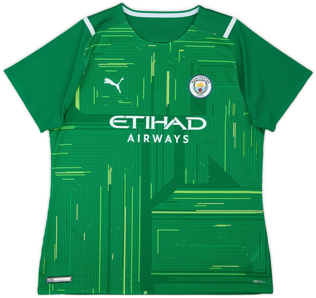 2021-22 Manchester City Authentic GK Shirt - 10/10 - (Women's L)
