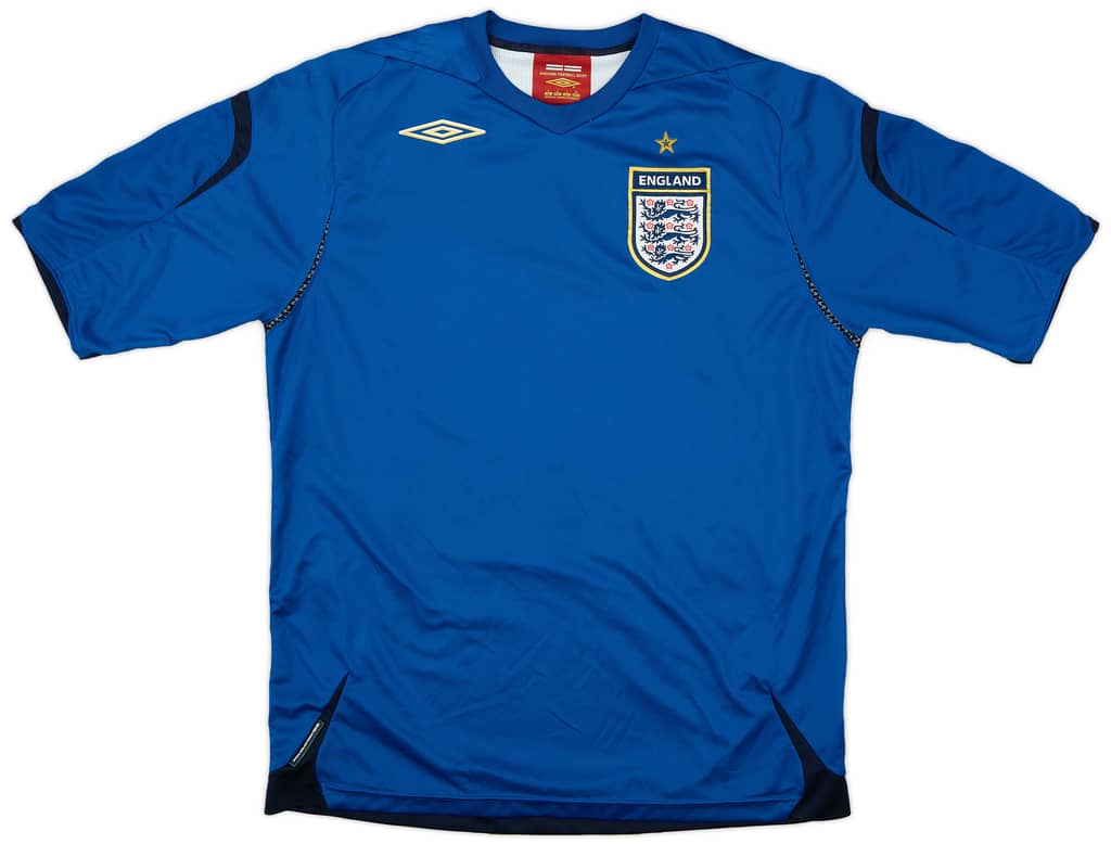2006-08 England GK S/S Shirt - 9/10 - (L)