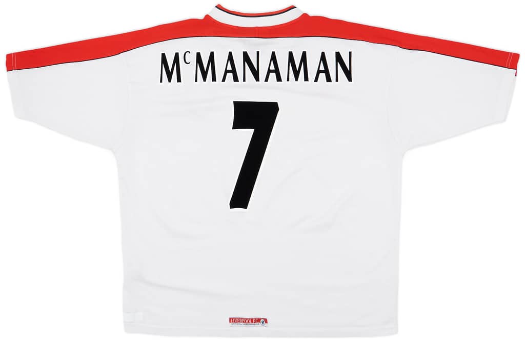 1998-99 Liverpool Away Shirt McManaman #7 - 5/10 - (XL)