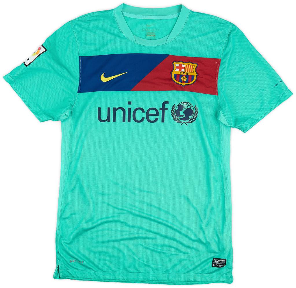 2010-11 Barcelona Away Shirt Messi #10 - 5/10 - (S)