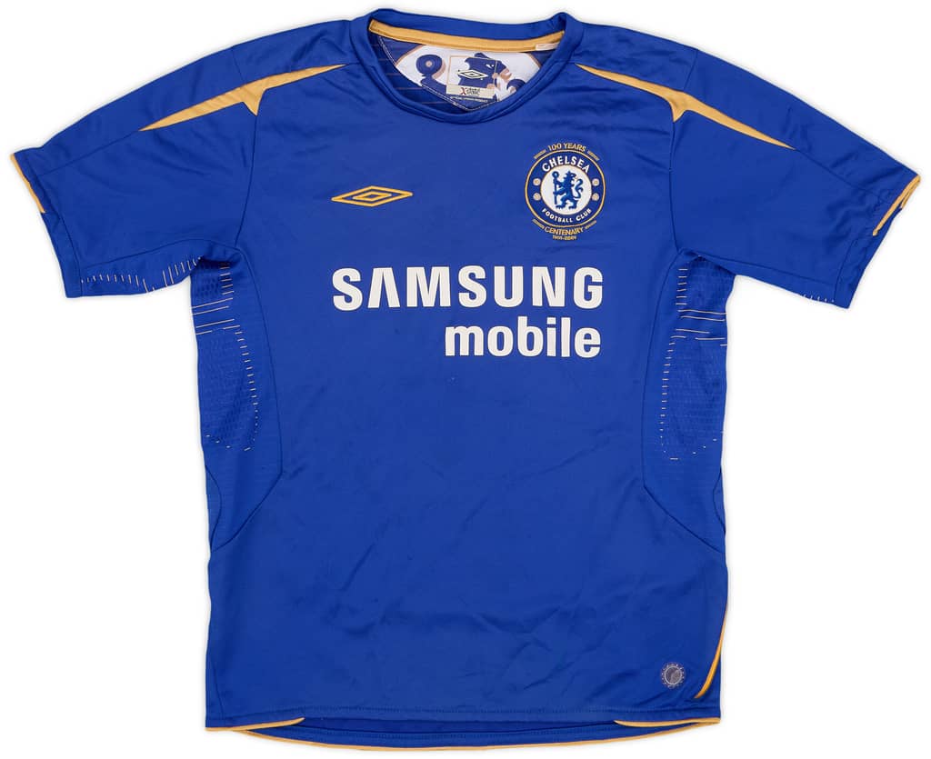 2005-06 Chelsea Centenary Home Shirt - 7/10 - (M.Boys)