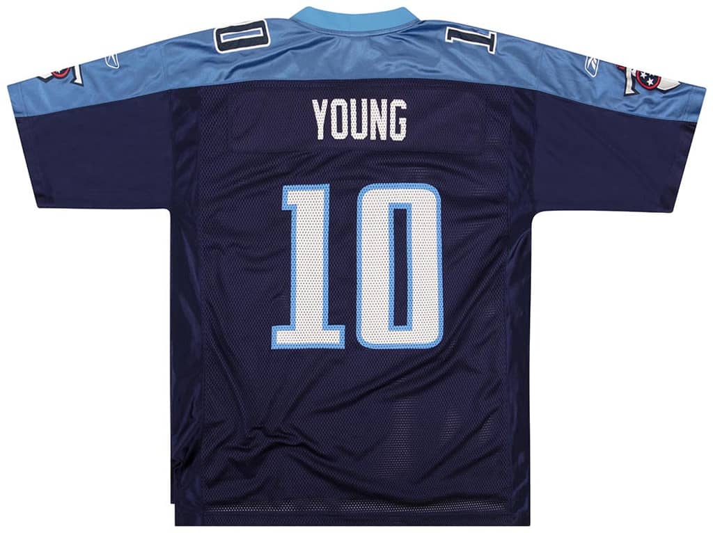 2006 Tennessee Titans Young #10 Reebok On Field Jersey (Home) L