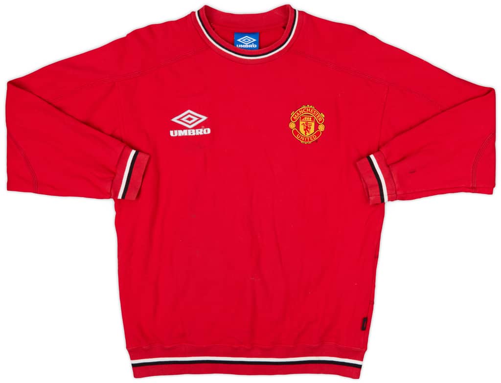 1996-97 Manchester United Umbro Sweat Top - 6/10 - (XL)