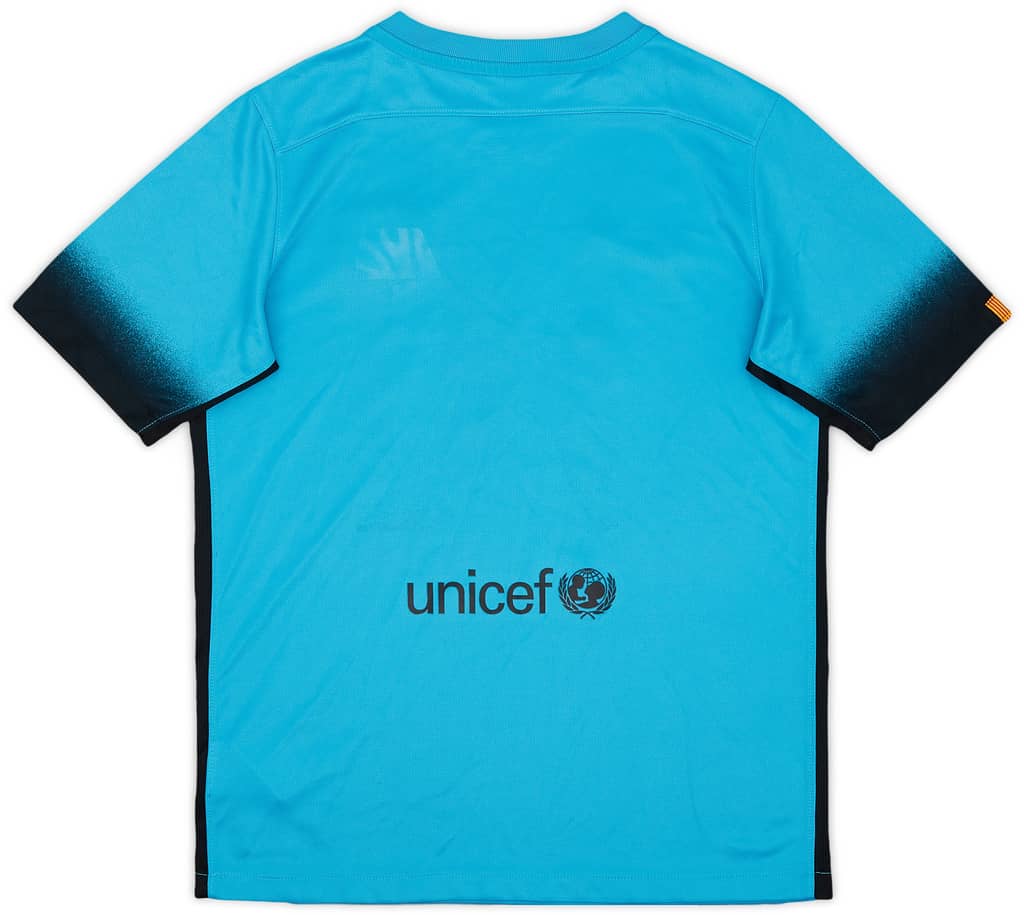 2015-16 Barcelona Third Shirt - 8/10 - (XL.Boys)