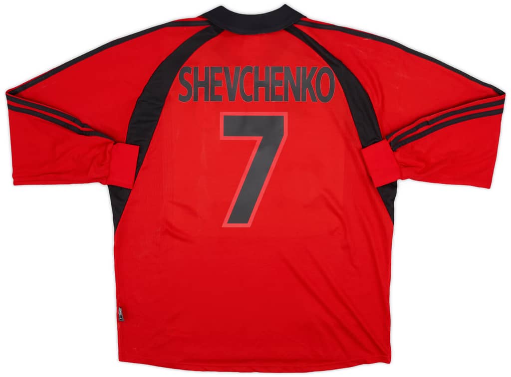 2001-02 AC Milan Third L/S Shirt Shevchenko #7 (XL)