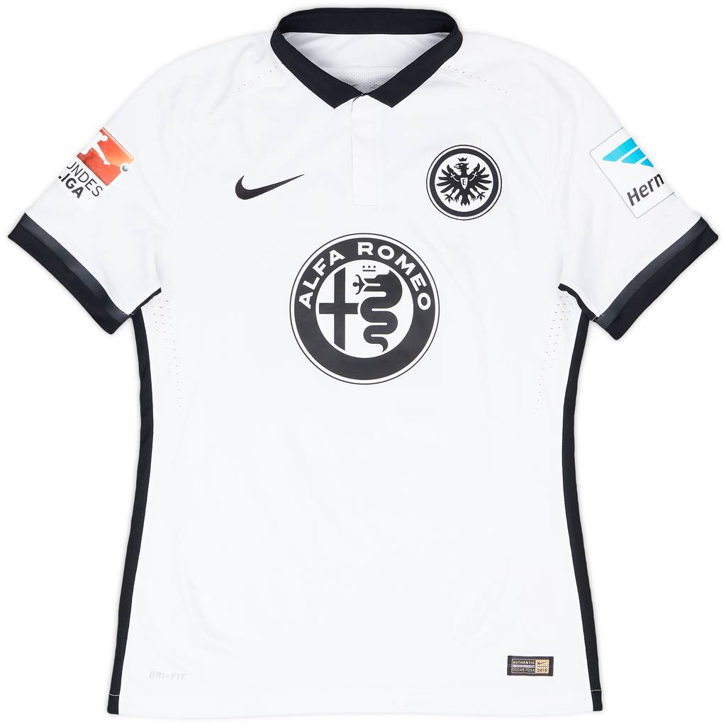 2015-16 Eintracht Frankfurt Match Issue Signed Away Shirt Djakpa #15