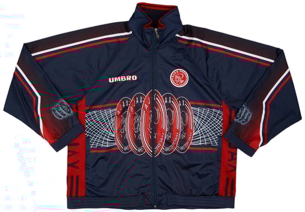 1997-98 Ajax Umbro Track Jacket - 9/10 - (XXL)