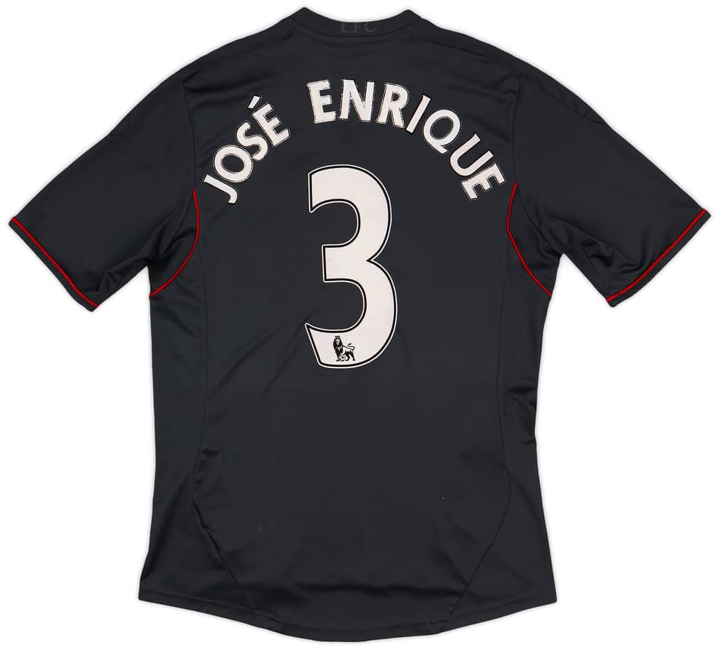 2011-12 Liverpool Away Shirt Jose Enrique #3 - 6/10 - (M)