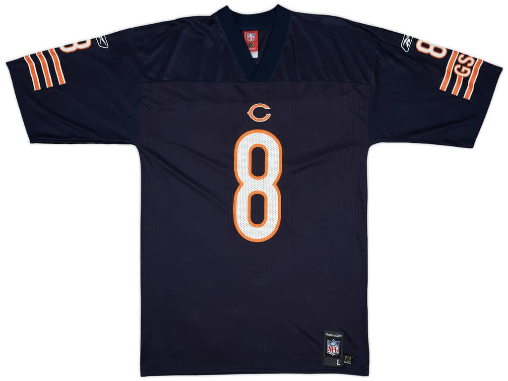 2005-06 Chicago Bears Grossman #8 Reebok Replica Home Jersey - 8/10 - (L)