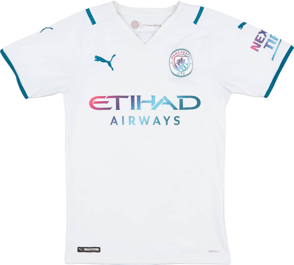 2021-22 Manchester City Away Shirt - 6/10 - (XS)