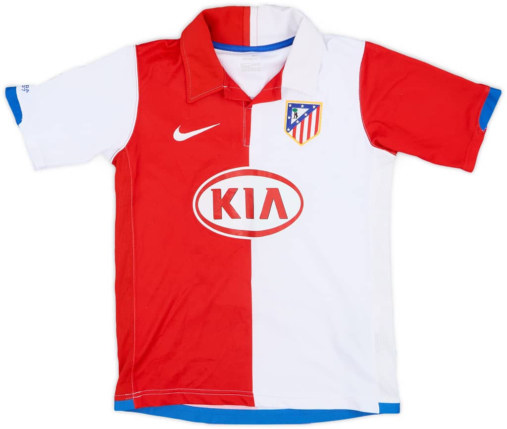 2006-07 Atletico Madrid Home Shirt - 8/10 - (S.Boys)