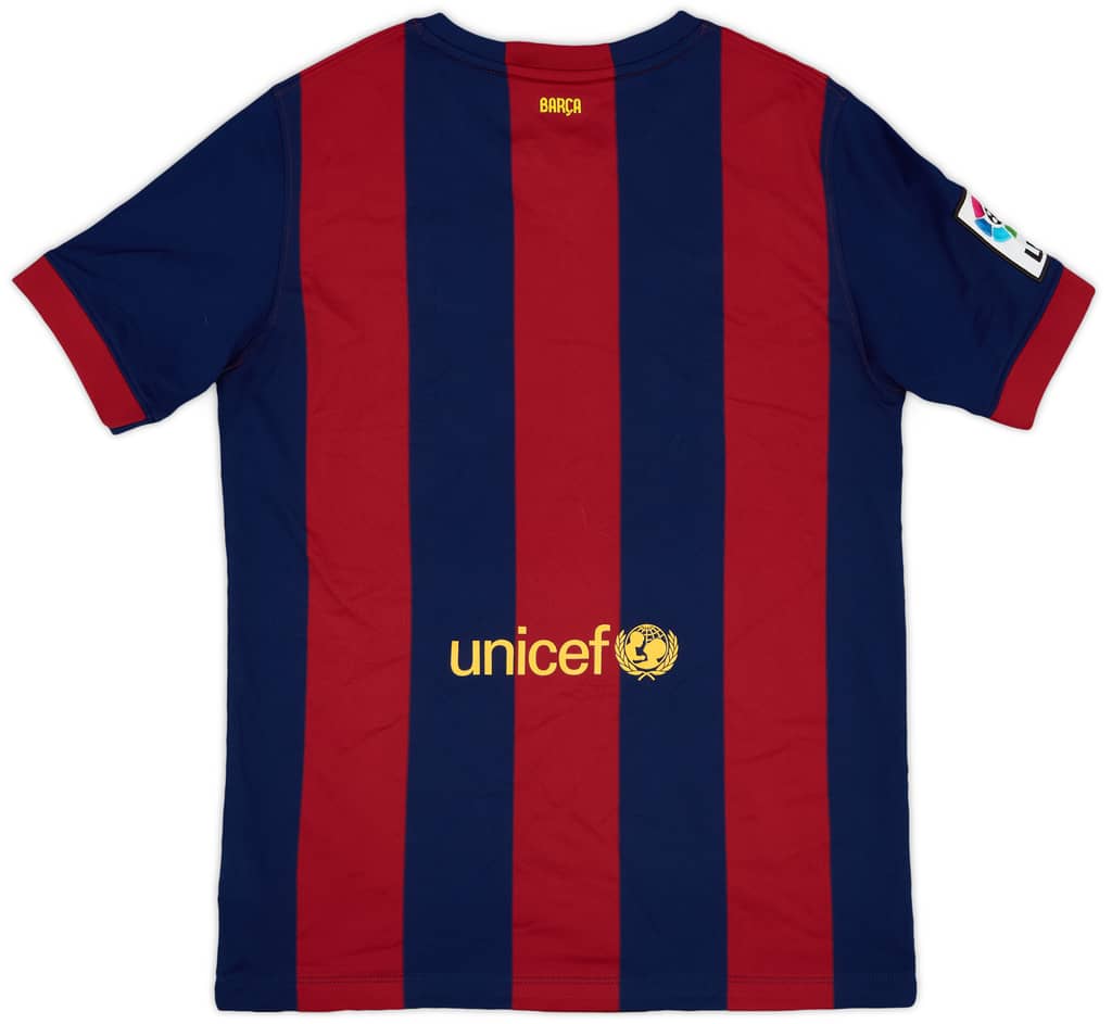 2014-15 Barcelona Home Shirt - 6/10 - (XL.Boys)