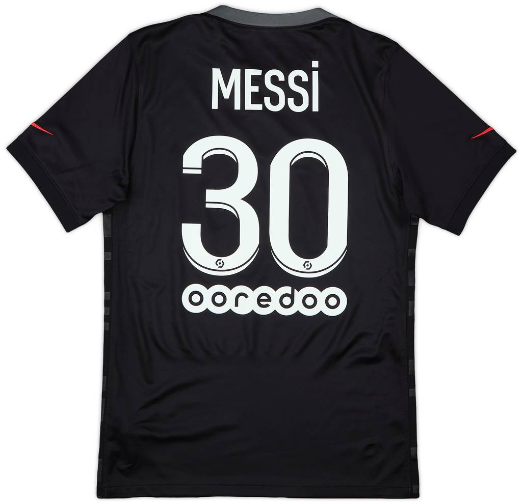2021-22 Paris Saint-Germain Third Shirt Messi #30 - 9/10 - (S)