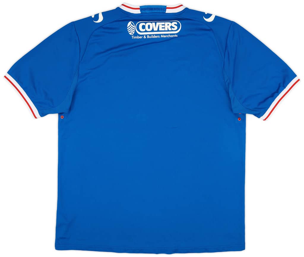 2017-18 Portsmouth Home Shirt - 8/10 - (XL)