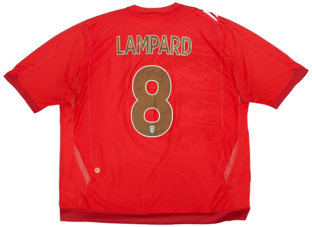 2006-08 England Away Shirt Lampard #8 - 6/10 - (3XL)