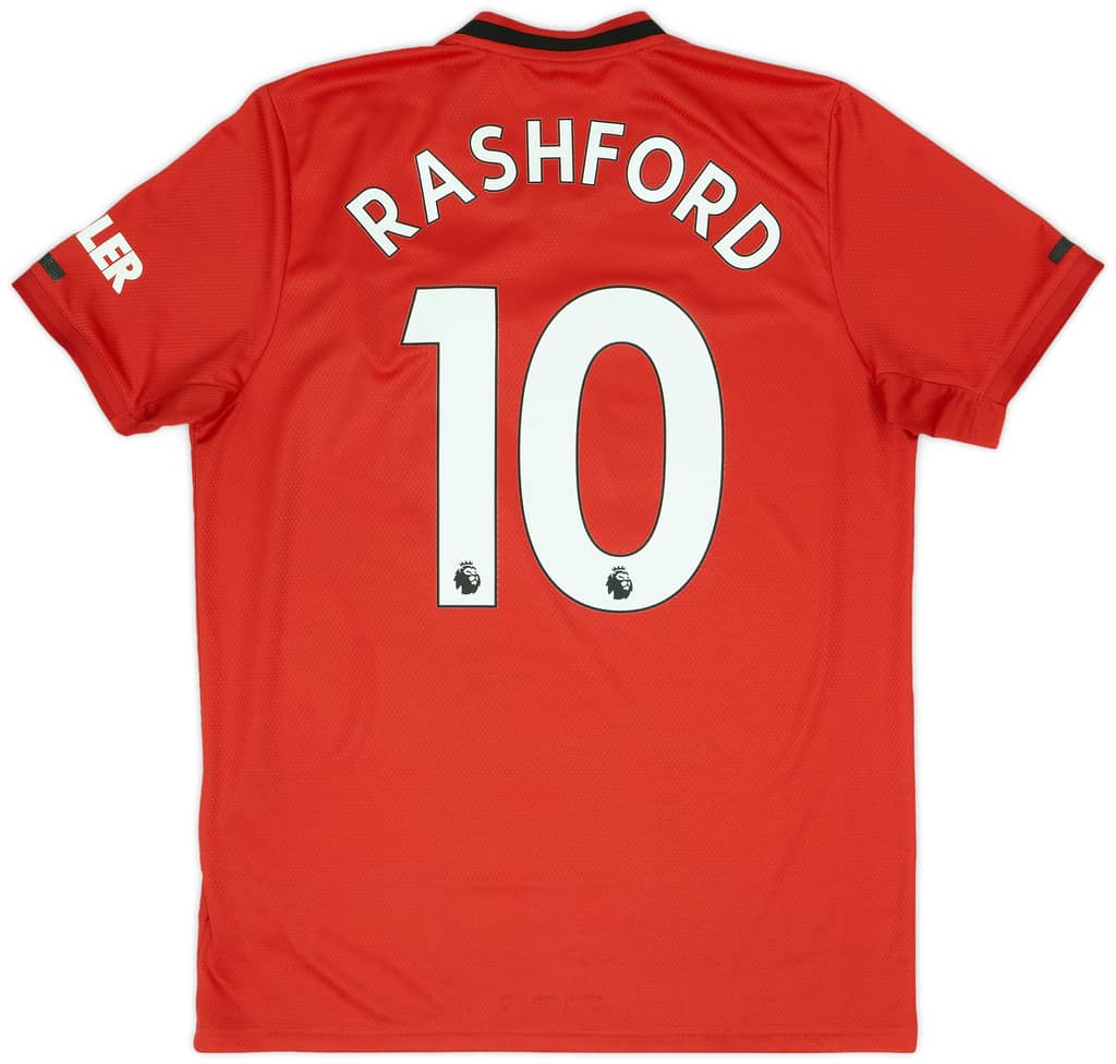 2019-20 Manchester United Home Shirt Rashford #10 - 5/10 - (L)