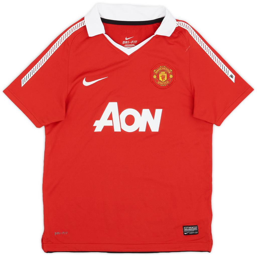2010-11 Manchester United Home Shirt - 7/10 - (M.Boys)