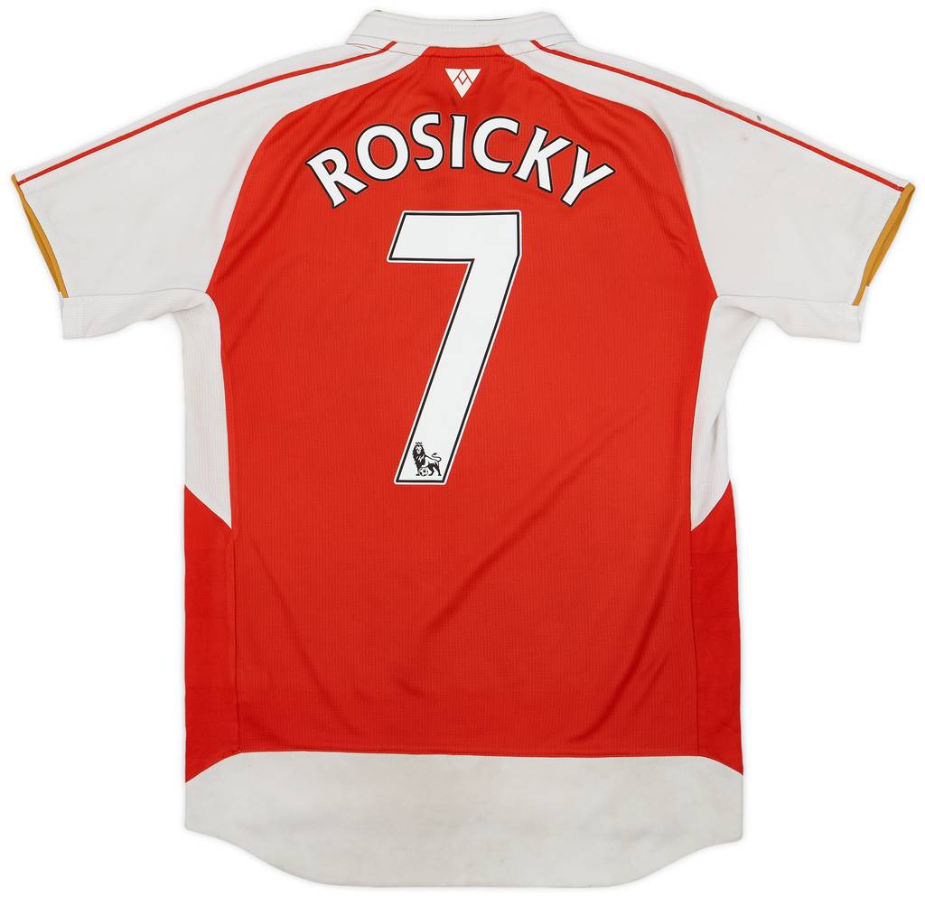 2015-16 Arsenal Home Shirt Rosicky #7 - 6/10 - (S)
