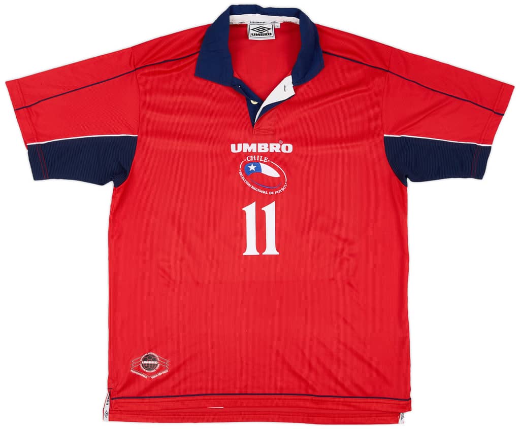 2000-01 Chile Home Shirt Salas #11 - 9/10 - (L)