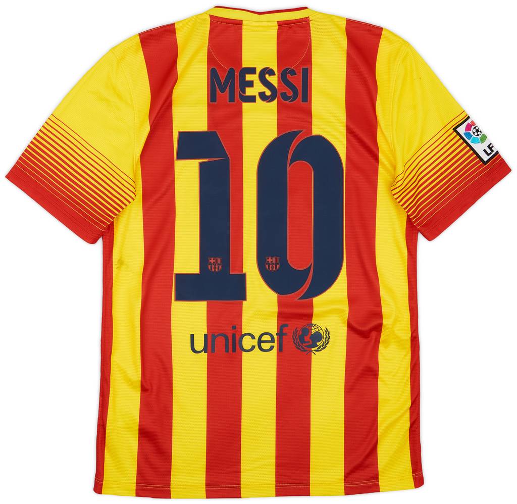 2013-15 Barcelona Away Shirt Messi #10 - 7/10 - (S)