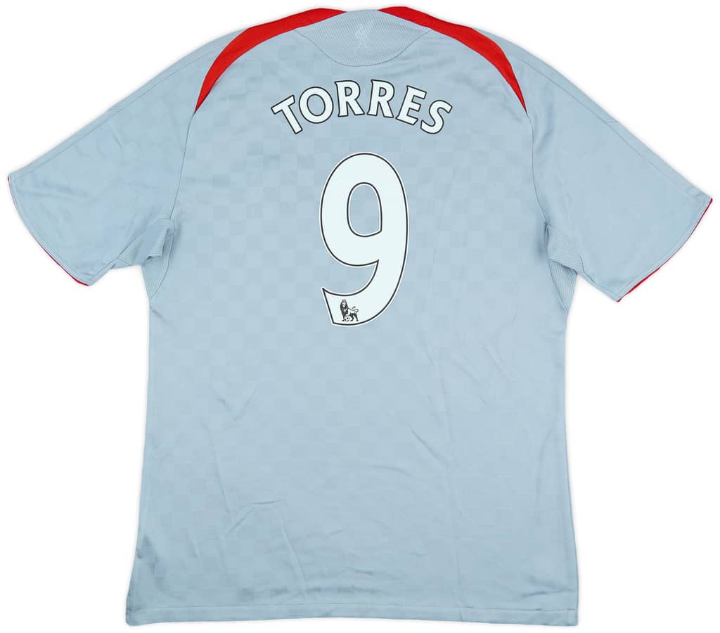 2008-09 Liverpool Away Shirt Torres #9
