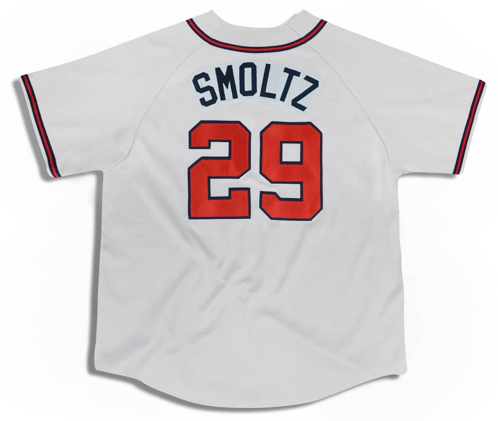 2005 Atlanta Braves Smoltz #29 Majestic Jersey (Away) XXL