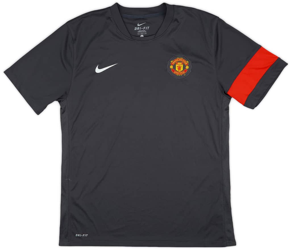 2010-11 Manchester United Nike Training Shirt - 7/10 - (L)