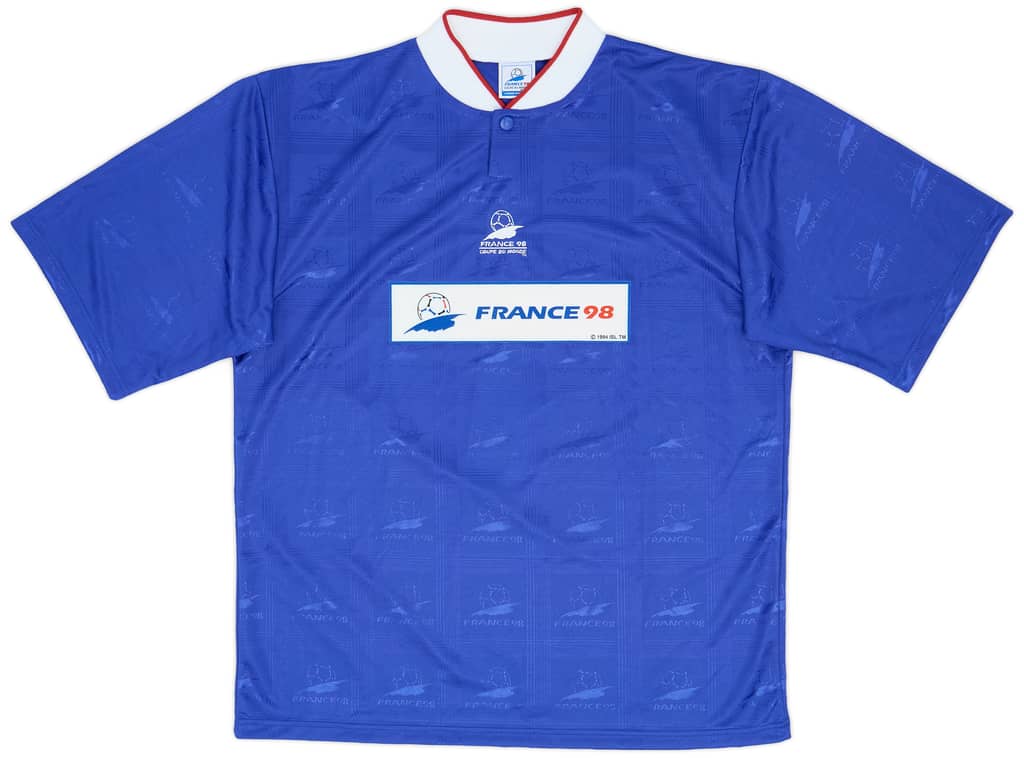 1998 France World Cup Training Shirt - 8/10 - (XL)