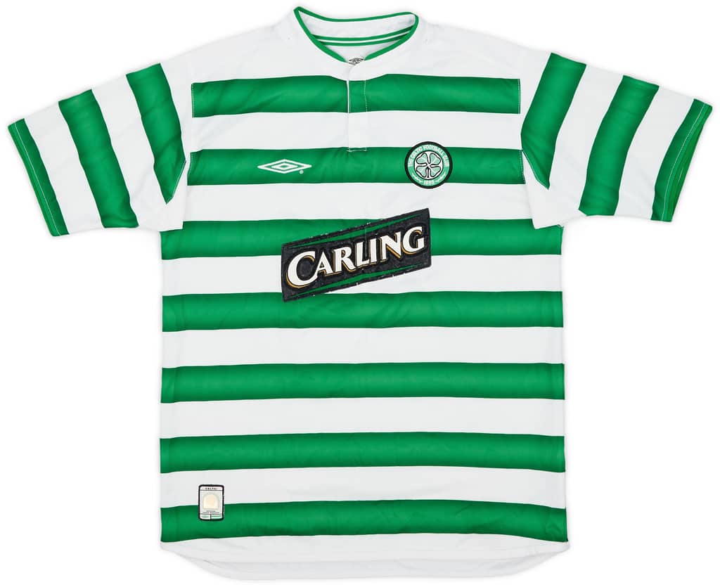 2003-04 Celtic Home Shirt - 7/10 - (XL.Boys)