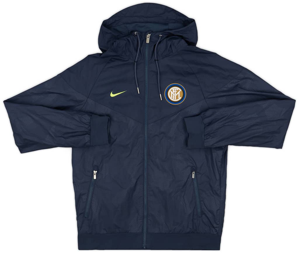2017-18 Inter Milan Nike Hooded Track Jacket - 8/10 - (S)
