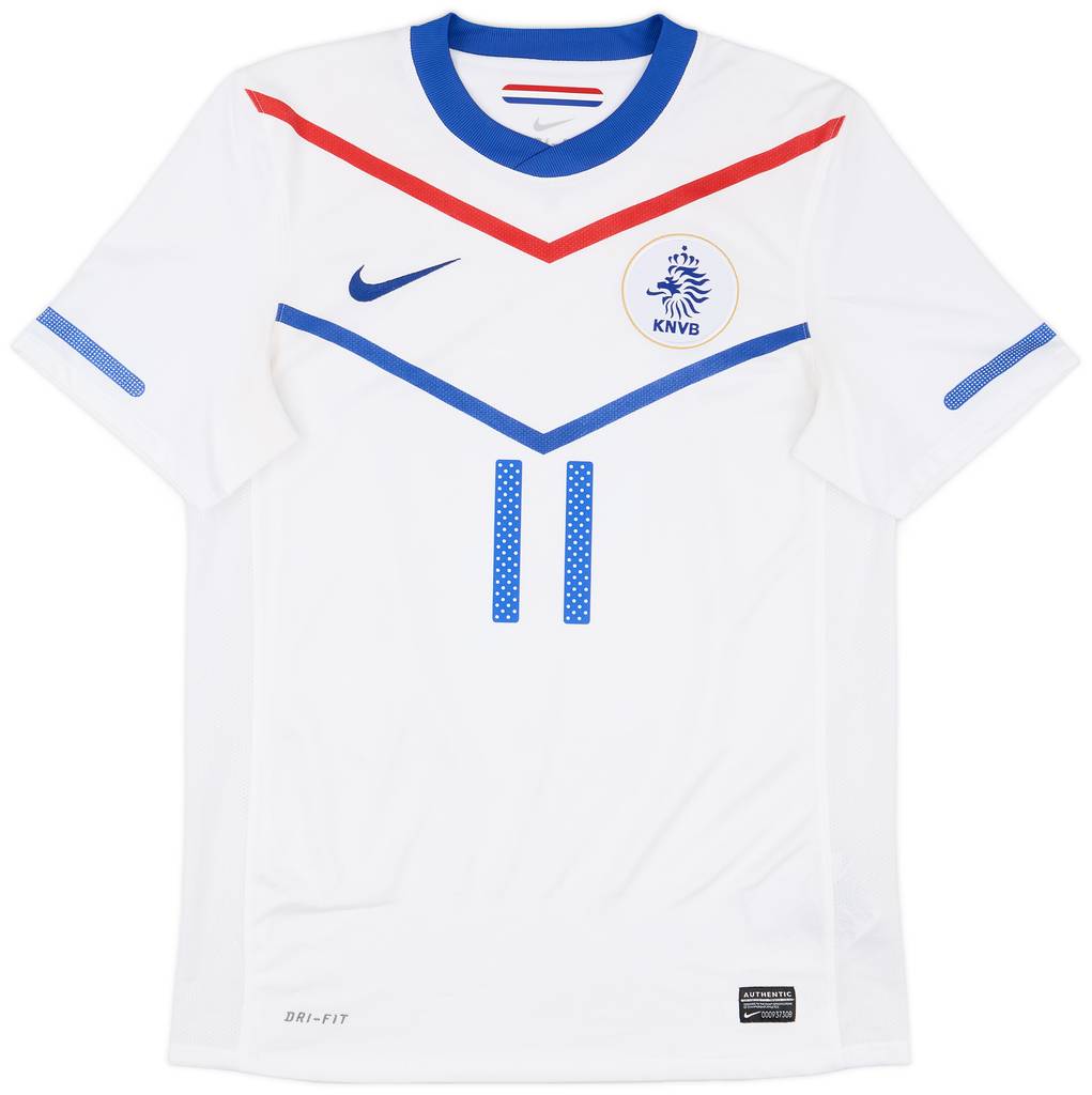 2010-11 Netherlands Away Shirt Robben #11 - 7/10 - (S)