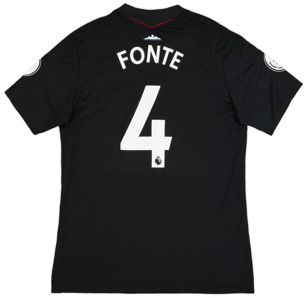2017-18 West Ham Match Issue Away Shirt Fonte #4