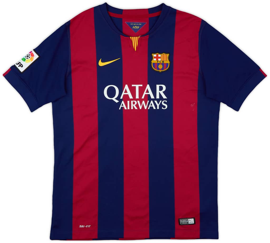 2014-15 Barcelona Home Shirt - 7/10 - (XL.Boys)