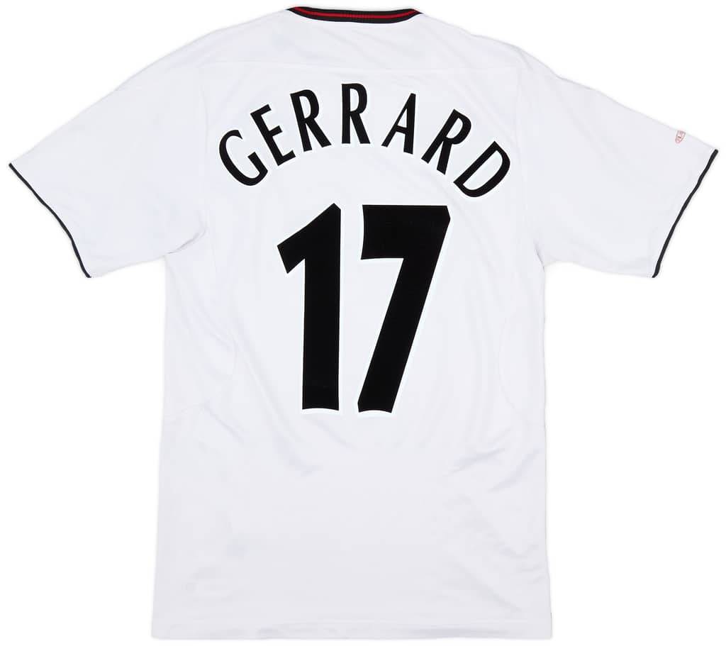 2003-04 Liverpool Away Shirt Gerrard #17 - 6/10 - (S)