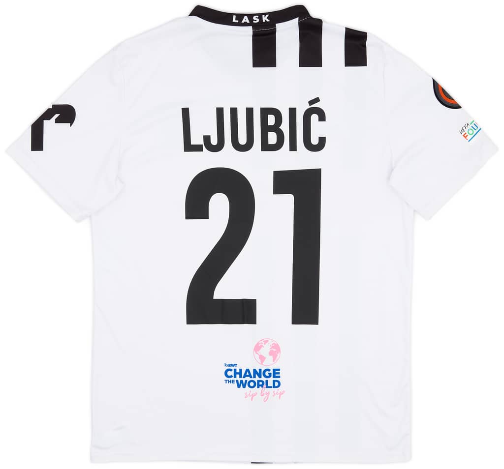 2023-24 LASK Match Issue Europa League Home Shirt Ljubić #21