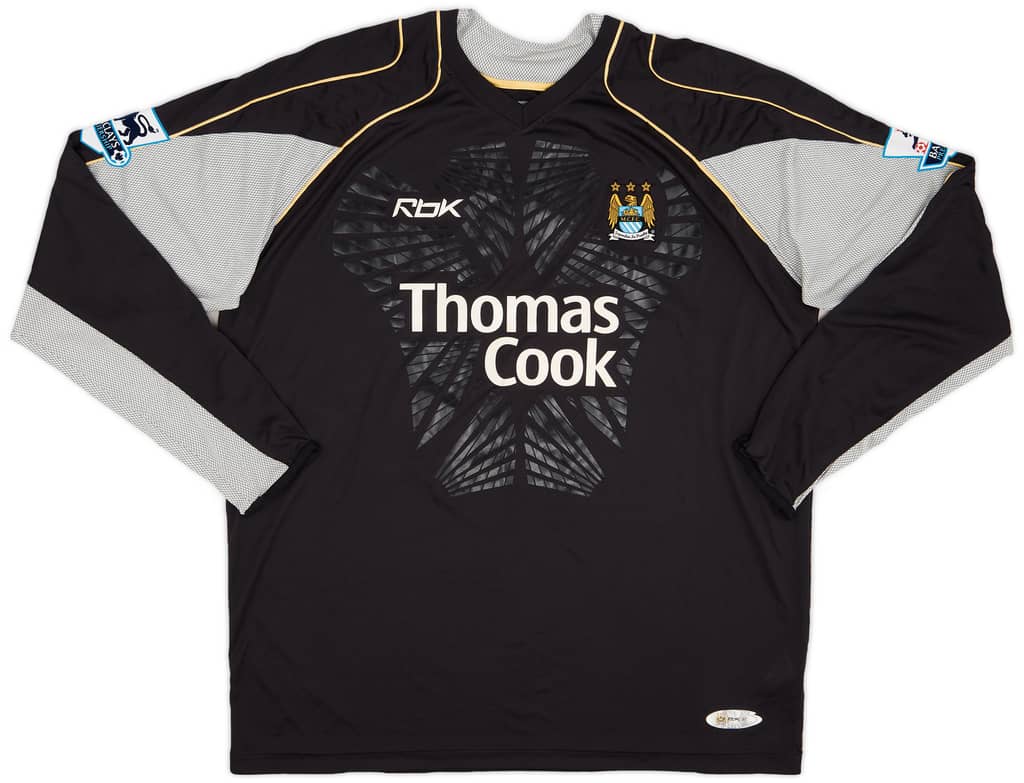 2006-07 Manchester City Match Issue Signed GK Shirt Weaver #12