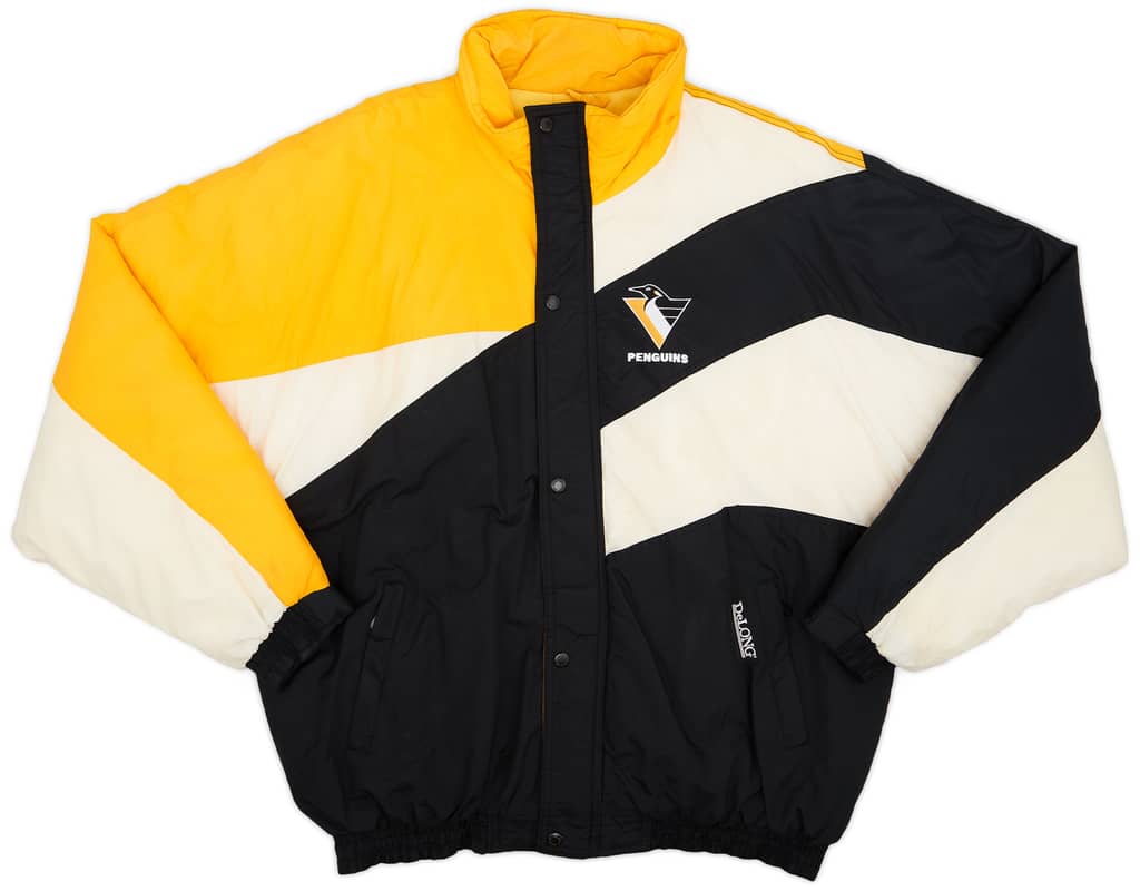 1990s Pittsburgh Penguins DeLong Rain Coat - 8/10 - (L)
