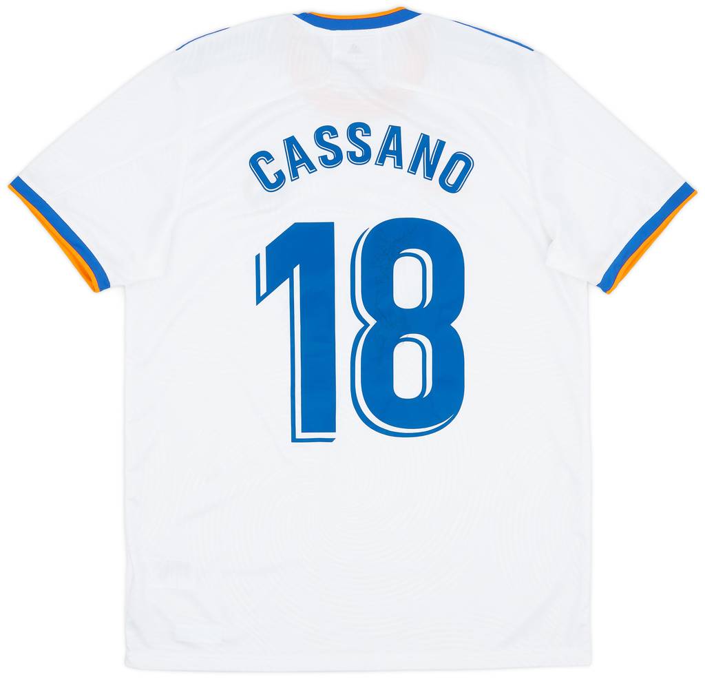 2021-22 Real Madrid Signed Home Shirt Cassano #18
