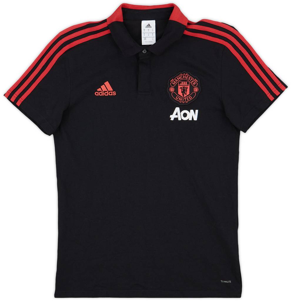 2018-19 Manchester United adidas Polo Shirt - 9/10 - (M)