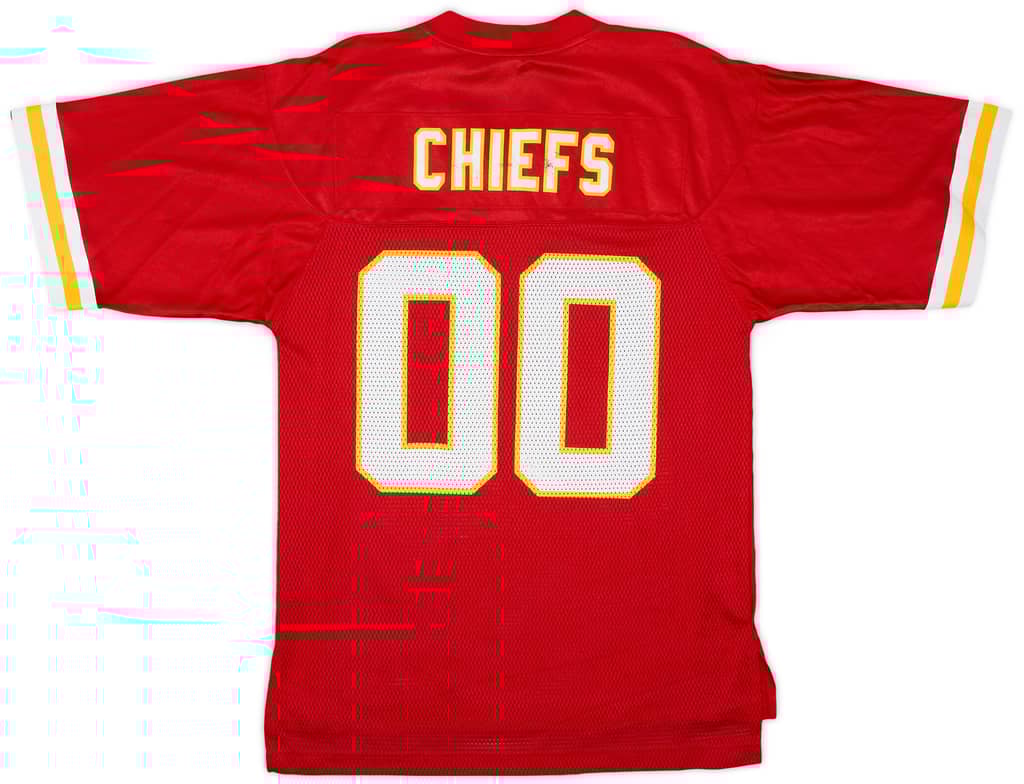 2008-11 Kansas City Chiefs #00 Reebok On Field Home Jersey - 7/10 - (S)