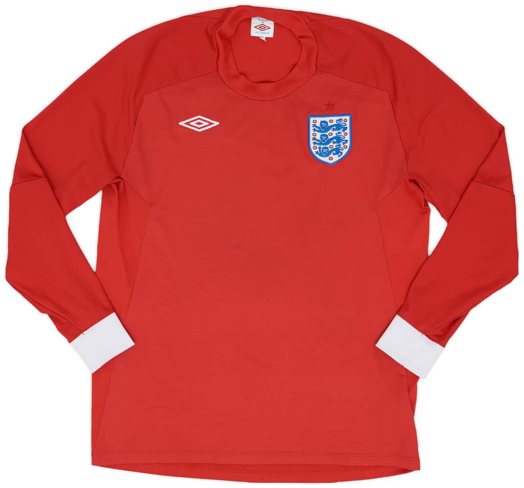 2010-11 England Away L/S Shirt - 9/10 - (L)