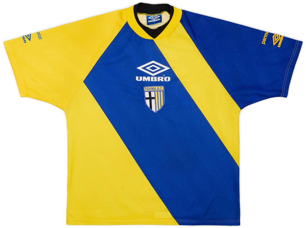 1993-95 Parma Umbro Training Shirt - 8/10 - (L)